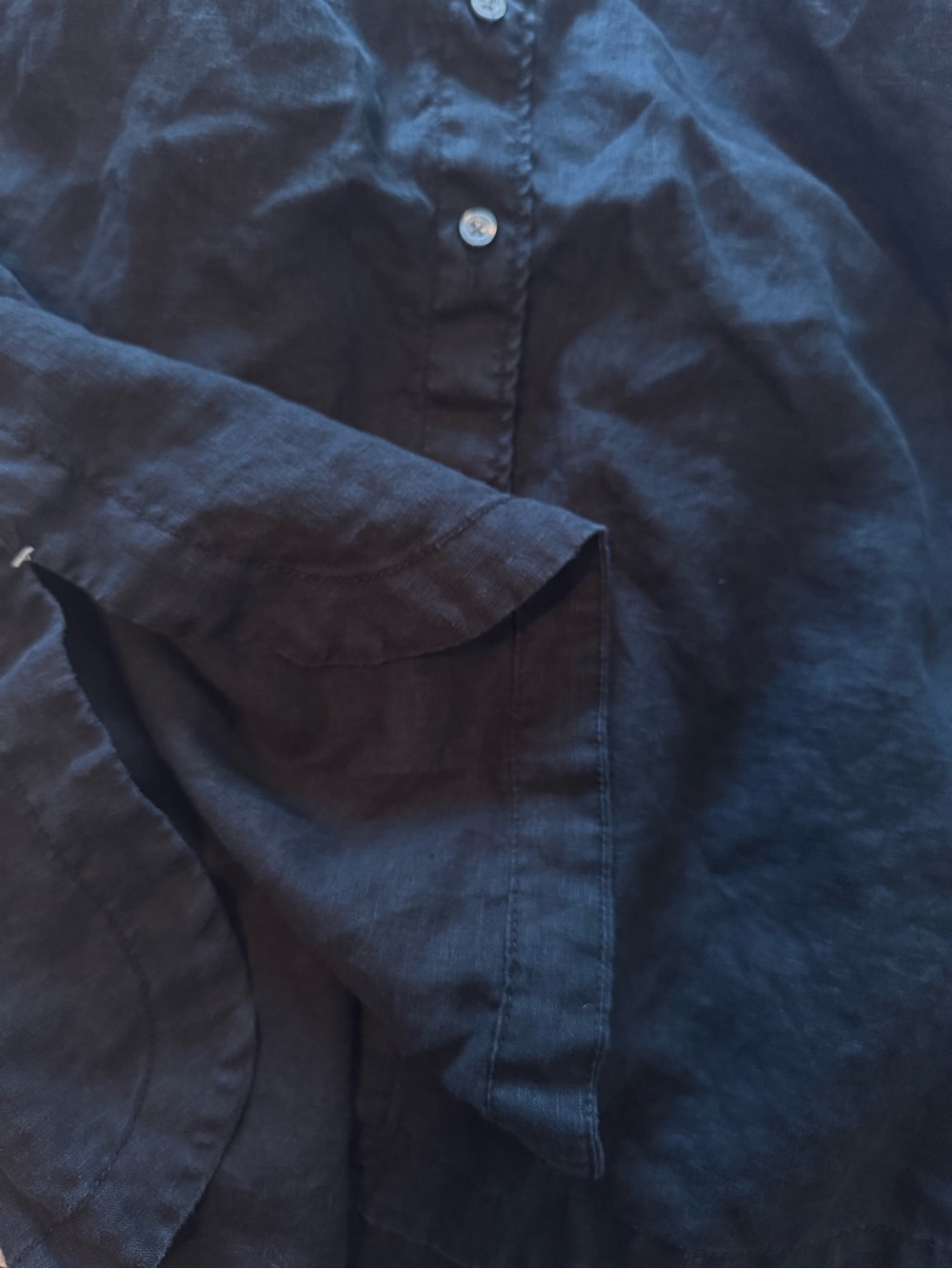 Tommy Bahama NFL Las Vegas Raiders Black Linen Shirt Women's L/G - Picture 13 of 14